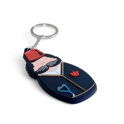 Abou El Nash Rubber Keychain