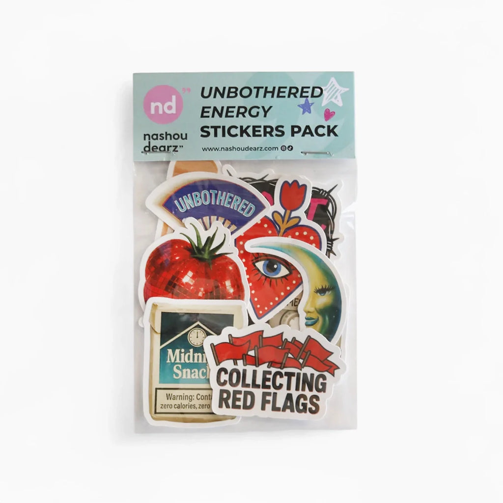 Unbothered Energy Stickers Pack (Pack of 10)