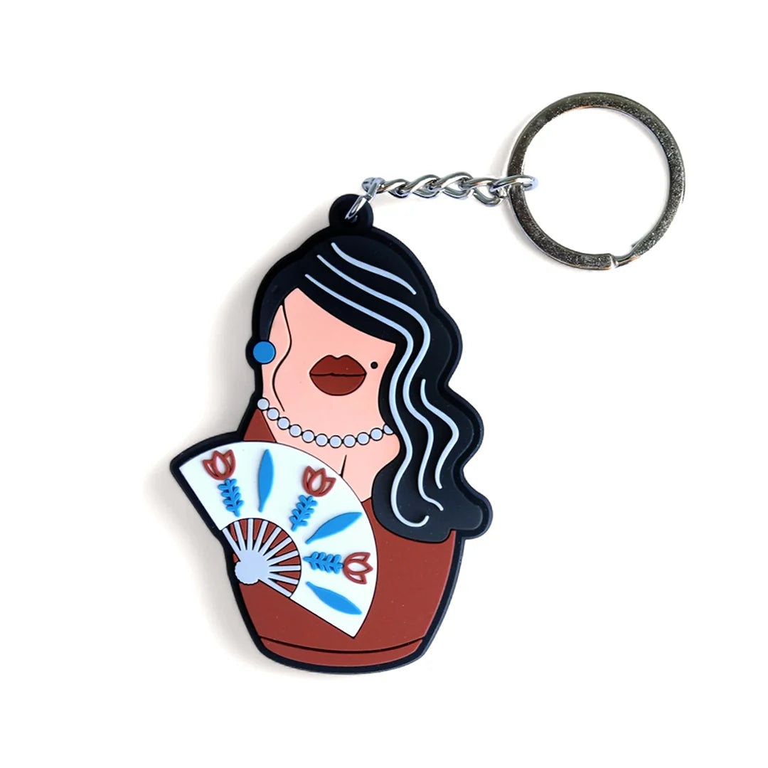 Em El Nash Rubber Keychain