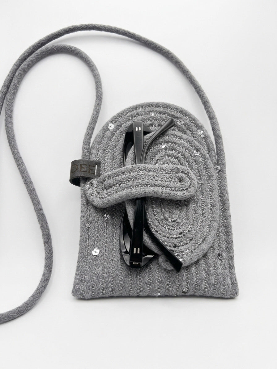 Sequin phone bag