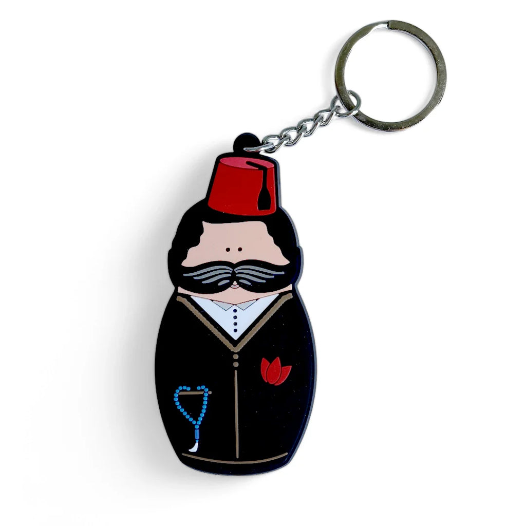 Abou El Nash Rubber Keychain