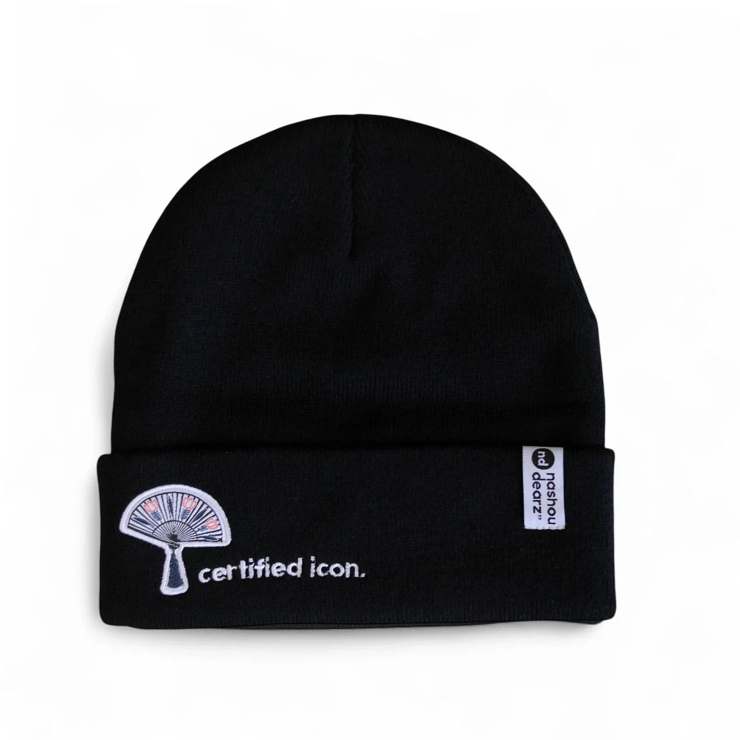 Certified Icon Black Patch + Embroidered Beanie