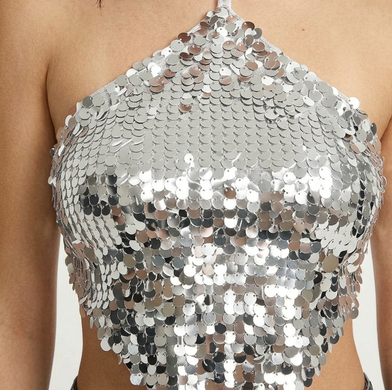 Karo Top sequins
